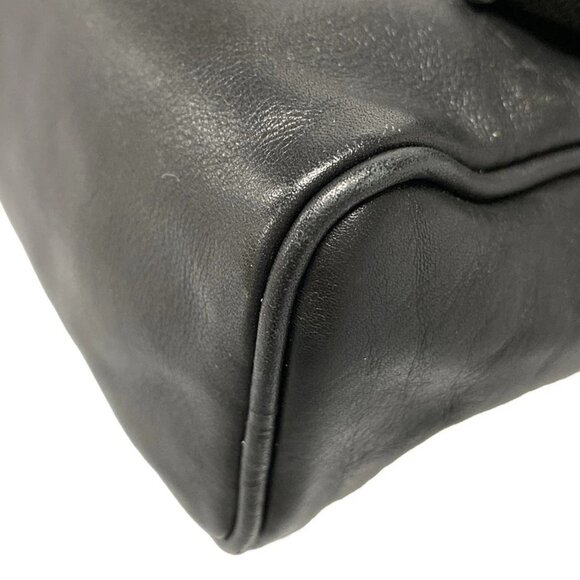 Auth miumiu - Black Leather Bum Bag - Picture 3 of 16